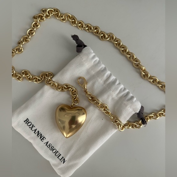 Roxanne Assoulin Gold Heart Necklace - Picture 1 of 2